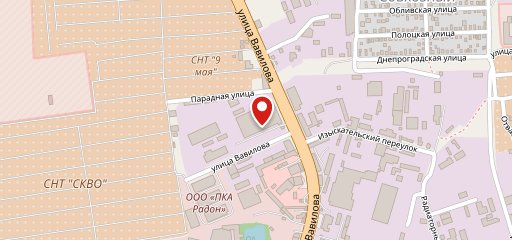 Столовая на карте