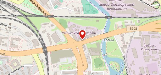 Столовая РУП Белмедпрепараты на карте