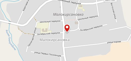 Столовая на карте