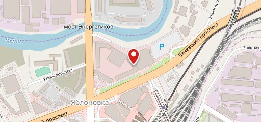Большая тарелка на карте