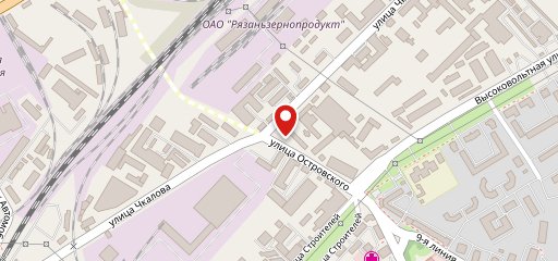 Столовая на карте