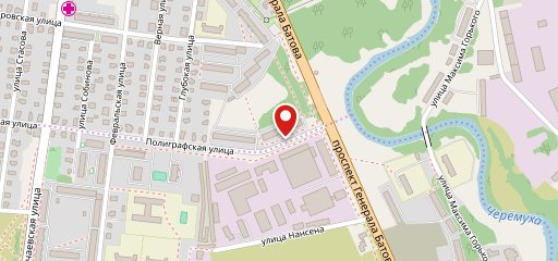 Столовая на карте