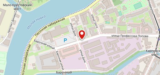 Столовая на карте