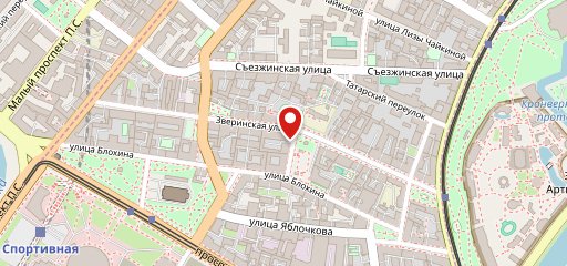 Столовая на карте
