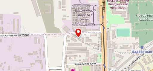 Кафе-столовая на карте