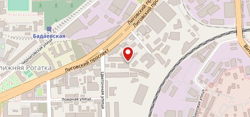 Столовая на карте