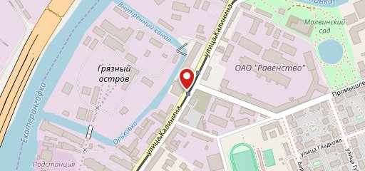 Столовая на карте
