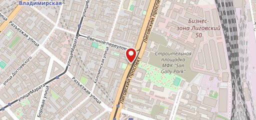 Столовая на карте