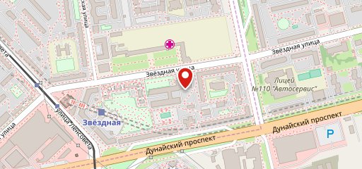 Столовая на карте