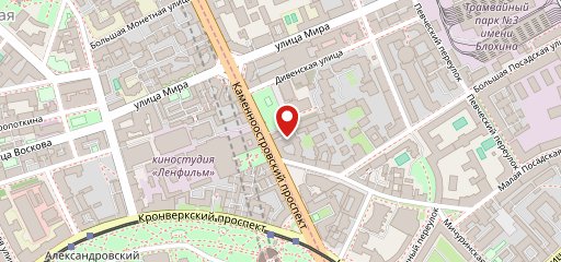 Столовая на карте