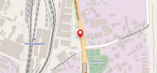 Столовая на карте