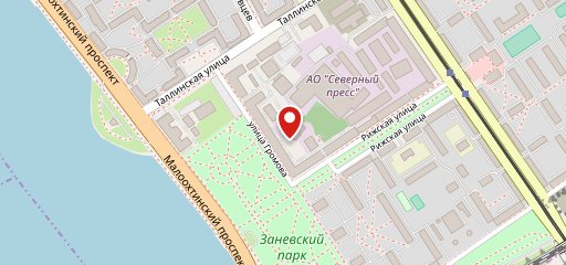Столовая на карте