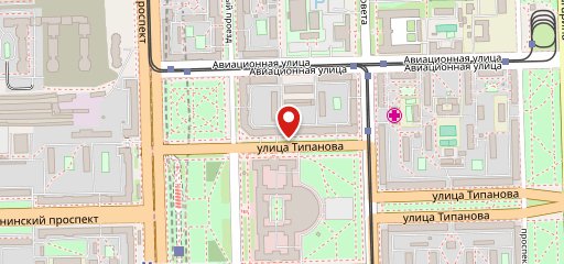 Столовая на карте