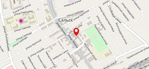 Столовая на карте