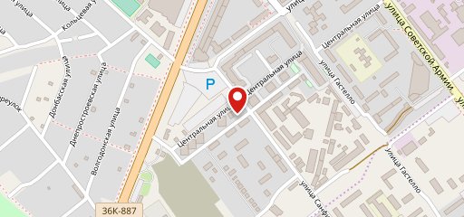 Столовая на карте
