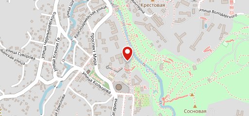 Столовая санатория "Крепость" на карте