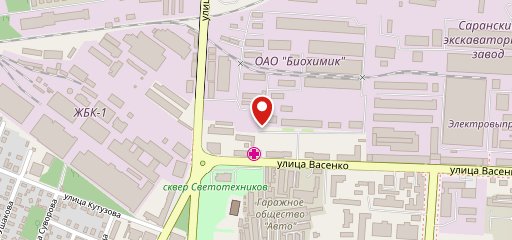Столовая Сарансккабель на карте