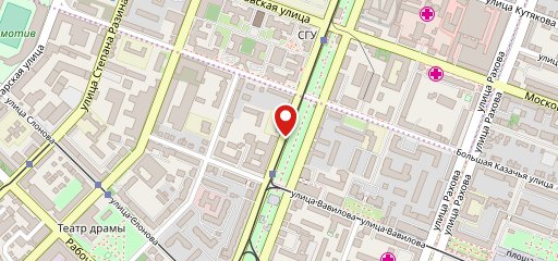 Столовая ФГБОУ ВО СГУ имени Н.Г. Чернышевского на карте