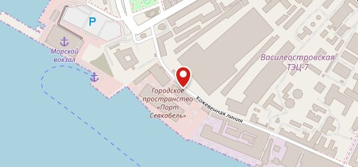 Столовая Севкабель на карте