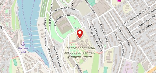 Столовая СевНТУ на карте