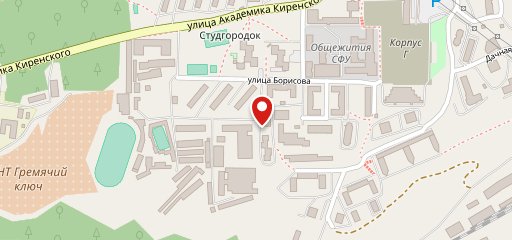 Столовая СФУ на карте