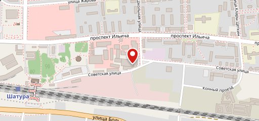 Столовая на карте