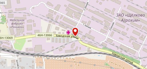 Столовая на карте