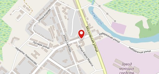 Столовая на карте