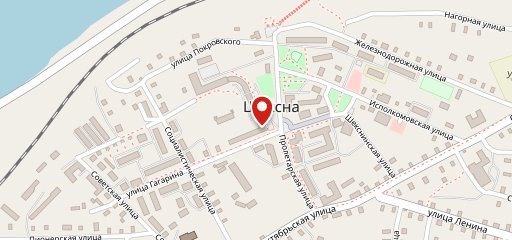 Столовая на карте