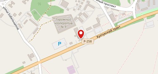 Столовая на карте
