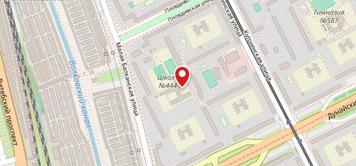 Столовая школы №444 на карте