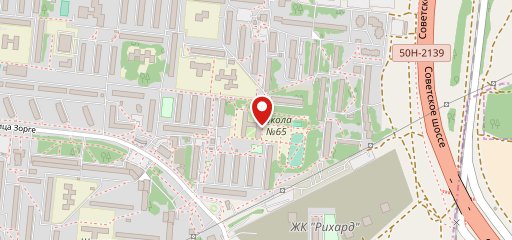 Столовая школы №65 на карте