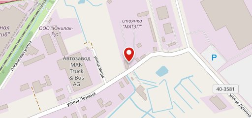 Столовая на карте
