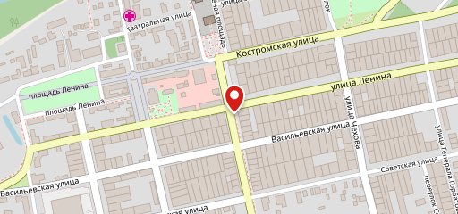 Столовая на карте