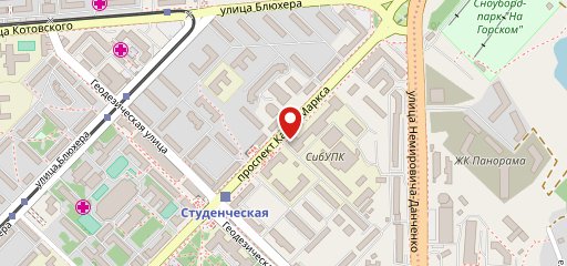 Столовая СибУПК на карте