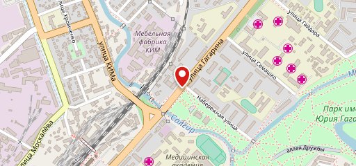 Столовая на карте