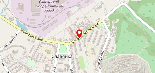 Столовая на карте