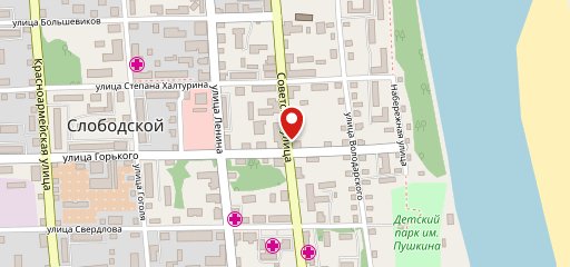 Столовая на карте