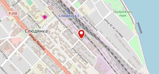 Столовая на карте