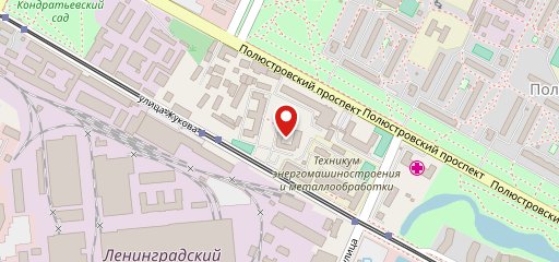 Столовая СПбГЭУ на карте