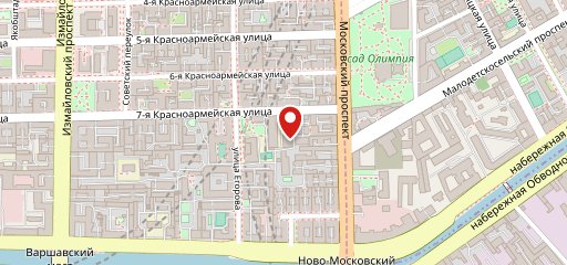 Столовая СПБГЭУ на карте