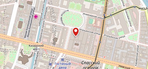 Столовая СПБГФ на карте