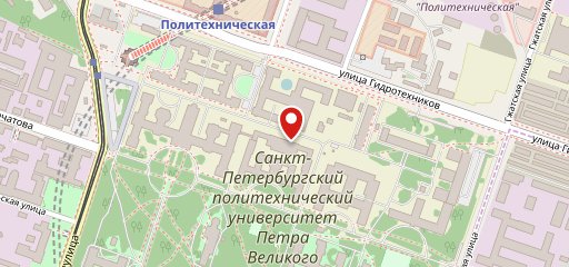 Столовая, Спбгпу на карте