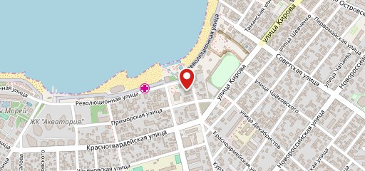 Столовая на Первомайской на карте