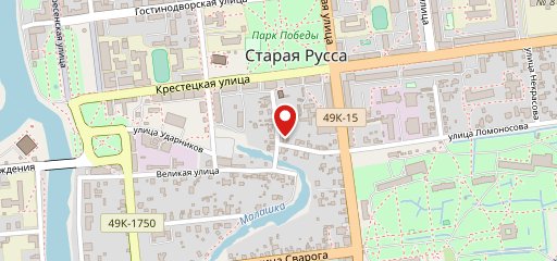 Столовая на карте