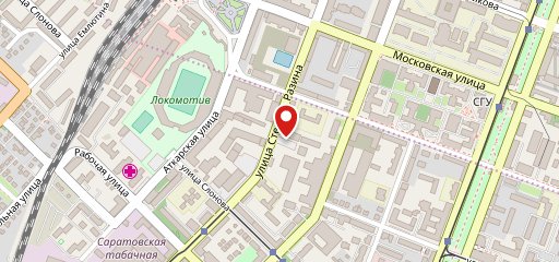 Столовая на карте