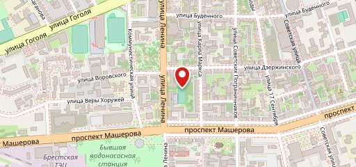Столовая Студенческая на карте