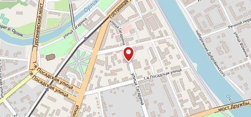 Столовая студенческая на карте