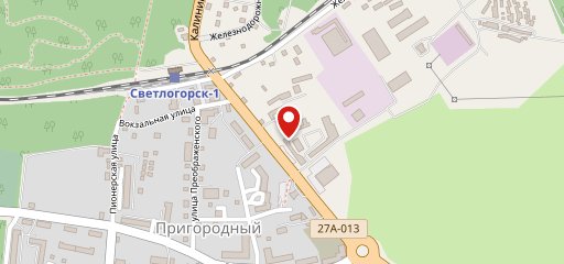 Столовая на карте