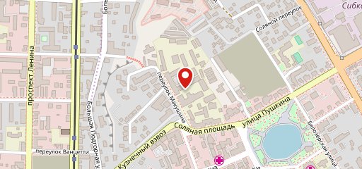 Столовая ТГАСУ на карте